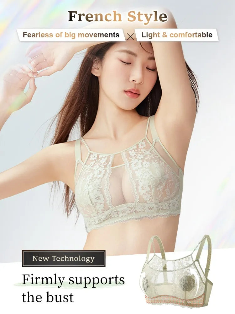 Elegant & Sexy Lace Bra Plus Size - Bust-sculpting Lift With French Lace