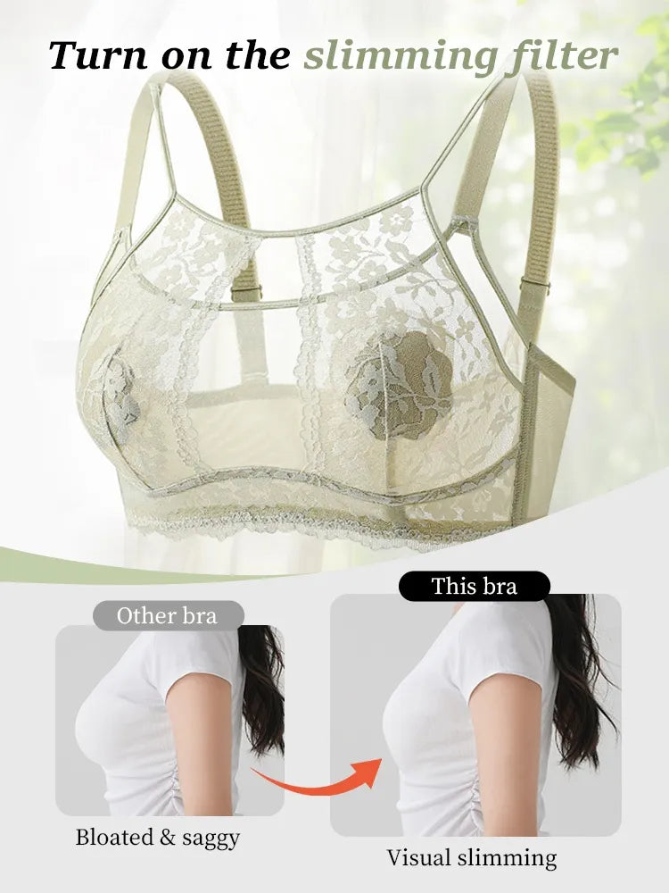 Elegant & Sexy Lace Bra Plus Size - Bust-sculpting Lift With French Lace