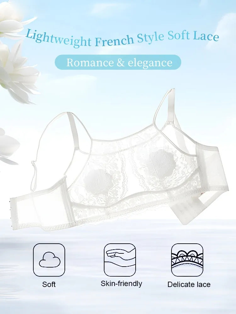 Elegant & Sexy Lace Bra Plus Size - Bust-sculpting Lift With French Lace