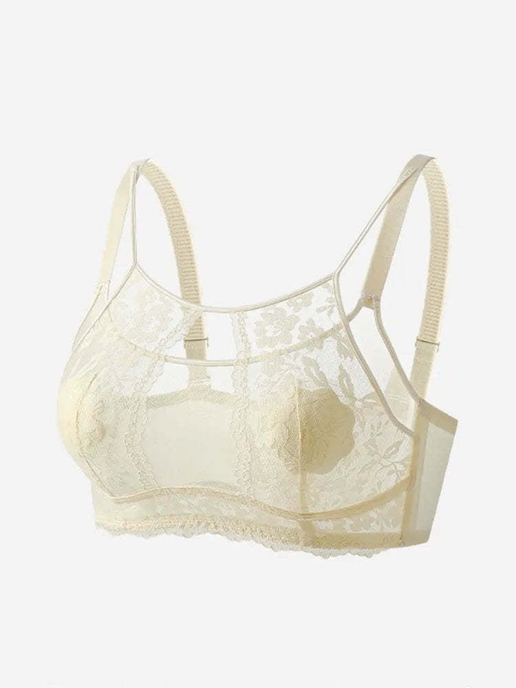 Elegant & Sexy Lace Bra Plus Size - Bust-sculpting Lift With French Lace