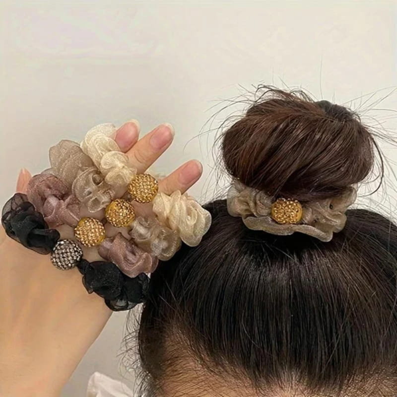 💝20 Paisa-Vasool Kits💝Elegant hairbands with rhinestones and net structure💎🎀