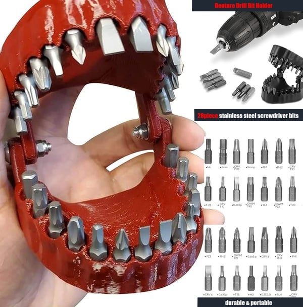 🧰Denture Drill Bit Holder