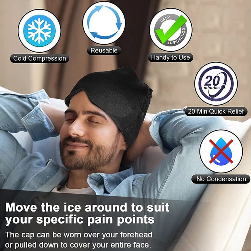 💥Stretchable Cold Pack Headgear