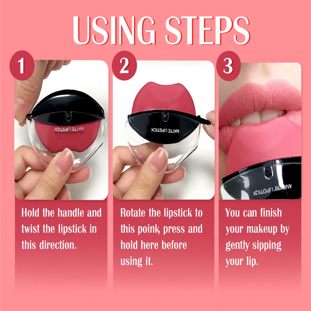 Lazy Lipstick Color-Changing Non-Stick Cup Warm Change Lip Balm Lazy Lip Shape Lipstick