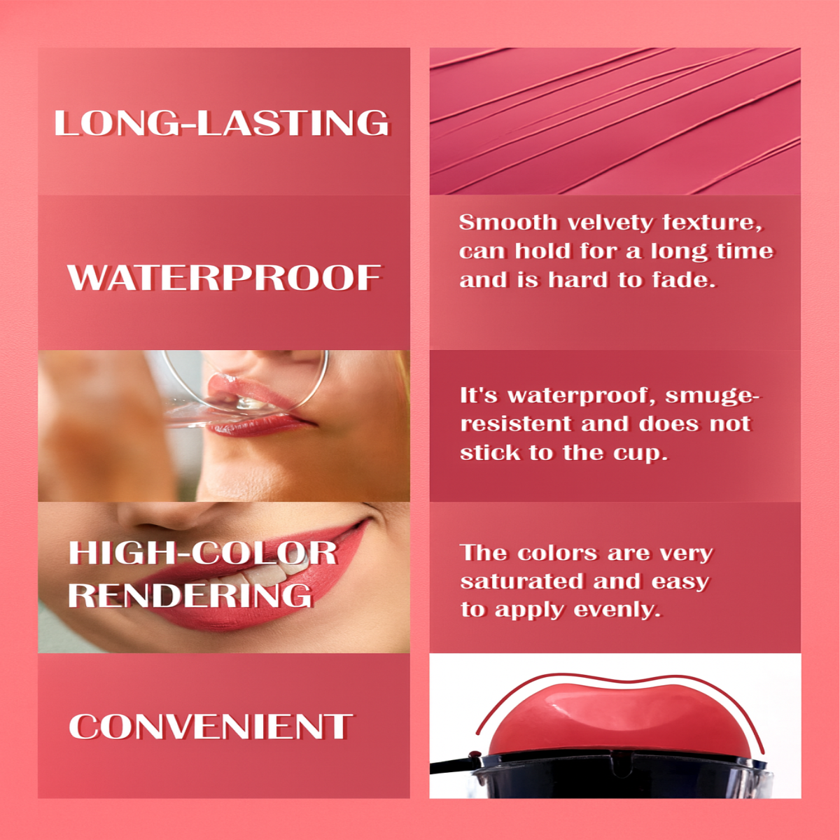 Lazy Lipstick Color-Changing Non-Stick Cup Warm Change Lip Balm Lazy Lip Shape Lipstick