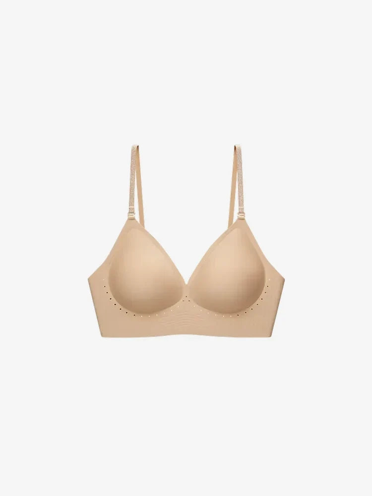 🛍️ Elevate your fit&Stop letting awkward bra straps ruin your cute outfits!🌬️ Seamless Air-Vent Low Back Bra