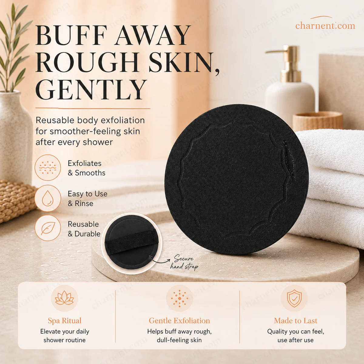 🥳HOT SALE💞50K+ SOLD!🌸 50% OFF! Scrub Bath Pads – Gently exfoliate, unclog pores, reveal brighter skin. Durable rubber, easy to rinse. A little scrub goes a long way! ✨🛀