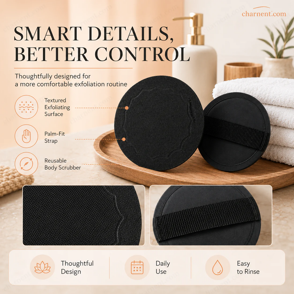 🥳HOT SALE💞50K+ SOLD!🌸 50% OFF! Scrub Bath Pads – Gently exfoliate, unclog pores, reveal brighter skin. Durable rubber, easy to rinse. A little scrub goes a long way! ✨🛀