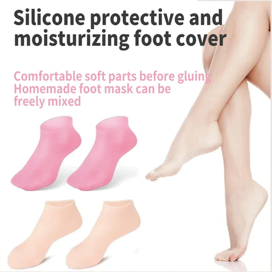 Moisturizing foot mask Protective and exfoliating silicone socks💖