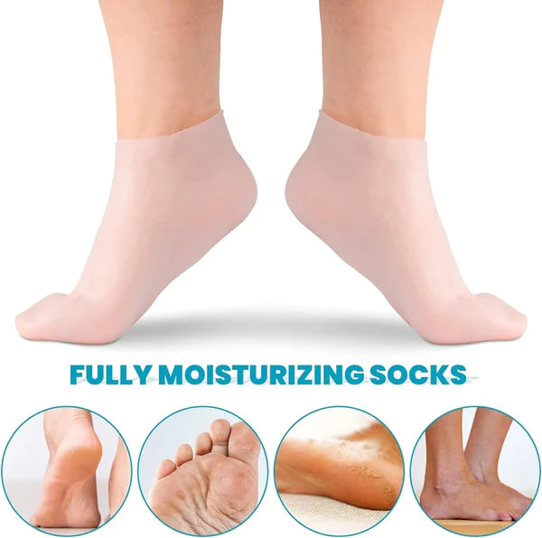 Moisturizing foot mask Protective and exfoliating silicone socks💖