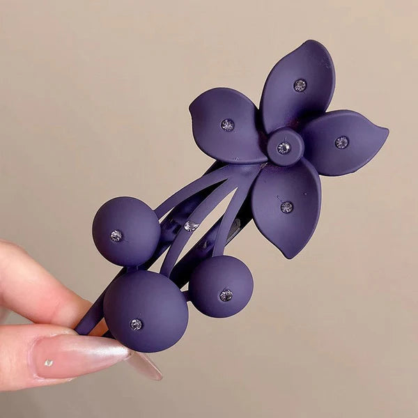 🌸 Floral Matte Hair Curler Styling（4PCS）