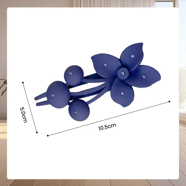 🌸 Floral Matte Hair Curler Styling（4PCS）