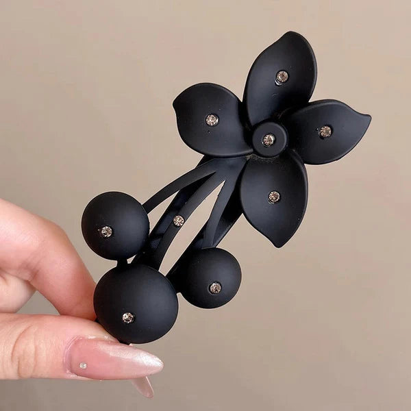 🌸 Floral Matte Hair Curler Styling（4PCS）