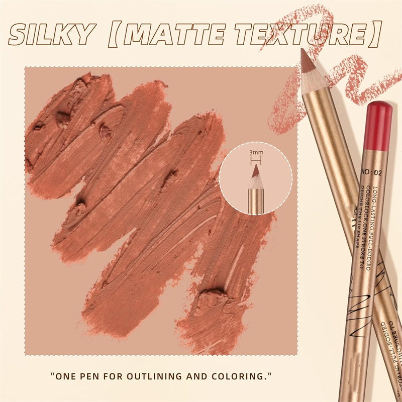 👄12-Color Smudge-Proof Lip Liner Pencil Set – Long-lasting, creamy & waterproof – perfect for everyday wear or pro makeup🎨