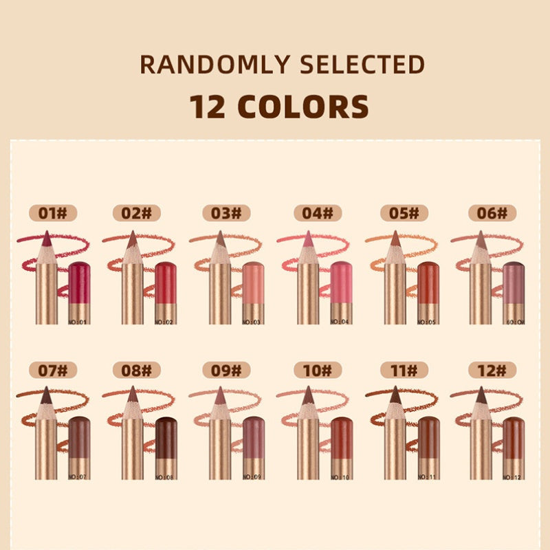 👄12-Color Smudge-Proof Lip Liner Pencil Set – Long-lasting, creamy & waterproof – perfect for everyday wear or pro makeup🎨