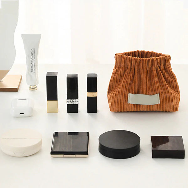 Mini Corduroy Elastic Storage Bag