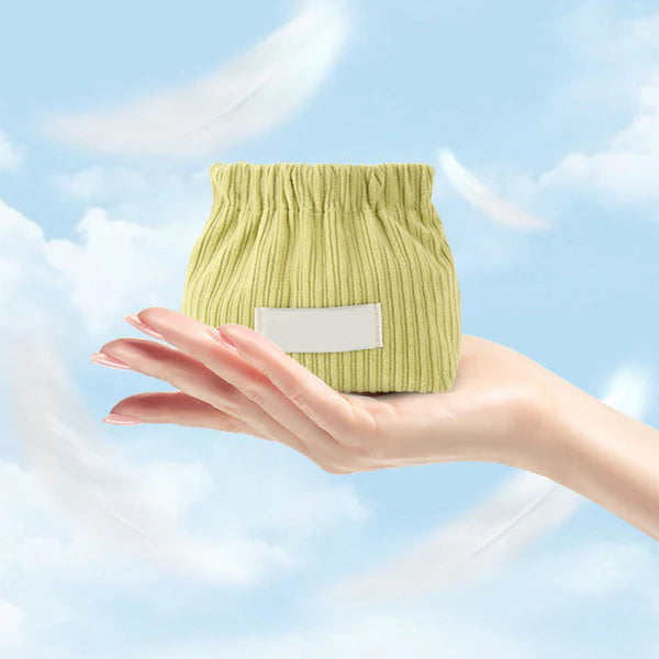 Mini Corduroy Elastic Storage Bag