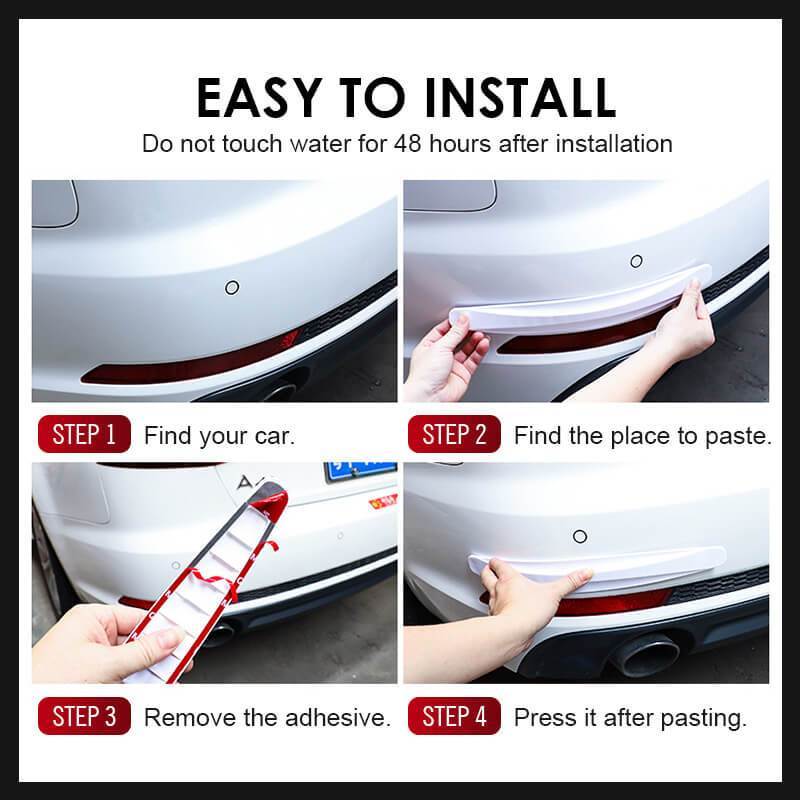 🚗 Car Bumper Anti-Scratch Protection Strip - Easy to Install & Durable Protection Against Scratches!