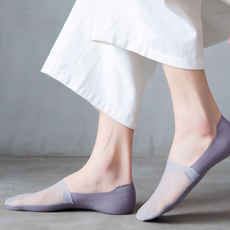 🔥Ice Silk No-Show Socks Set