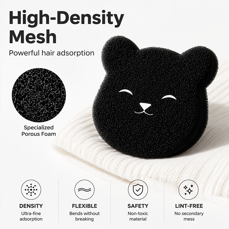 Cute Bear Pet Hair Remover（30 pieces per set)
