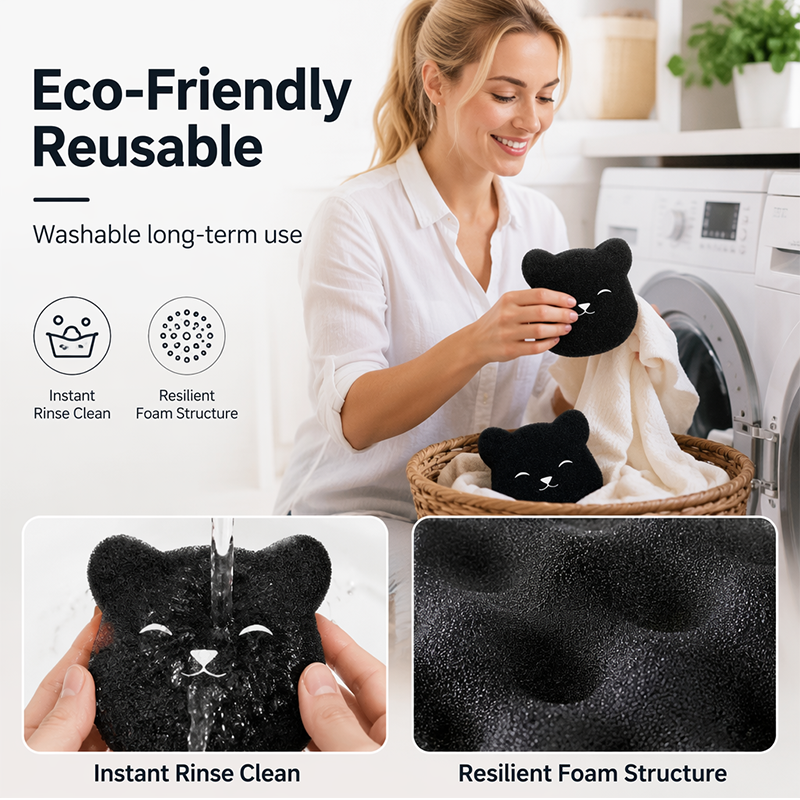 Cute Bear Pet Hair Remover（30 pieces per set)