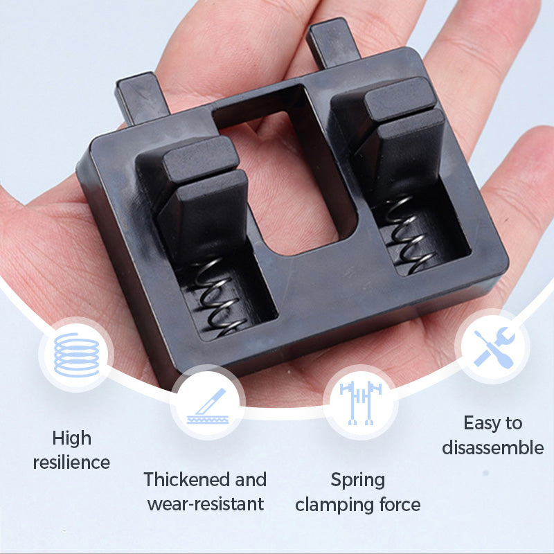 🔌50% OFF NOW! Durable Spring Clamp Electric Wire Welding Fixture, Portable Double Spring Wire Soldering Holder, Thickened Wear-Resistant Wire Fixing Clamp for Circuit Board Wire Soldering Repair