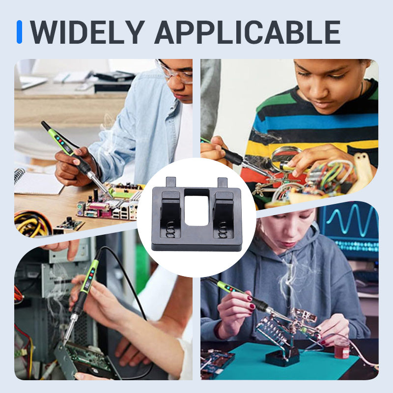 🔌50% OFF NOW! Durable Spring Clamp Electric Wire Welding Fixture, Portable Double Spring Wire Soldering Holder, Thickened Wear-Resistant Wire Fixing Clamp for Circuit Board Wire Soldering Repair