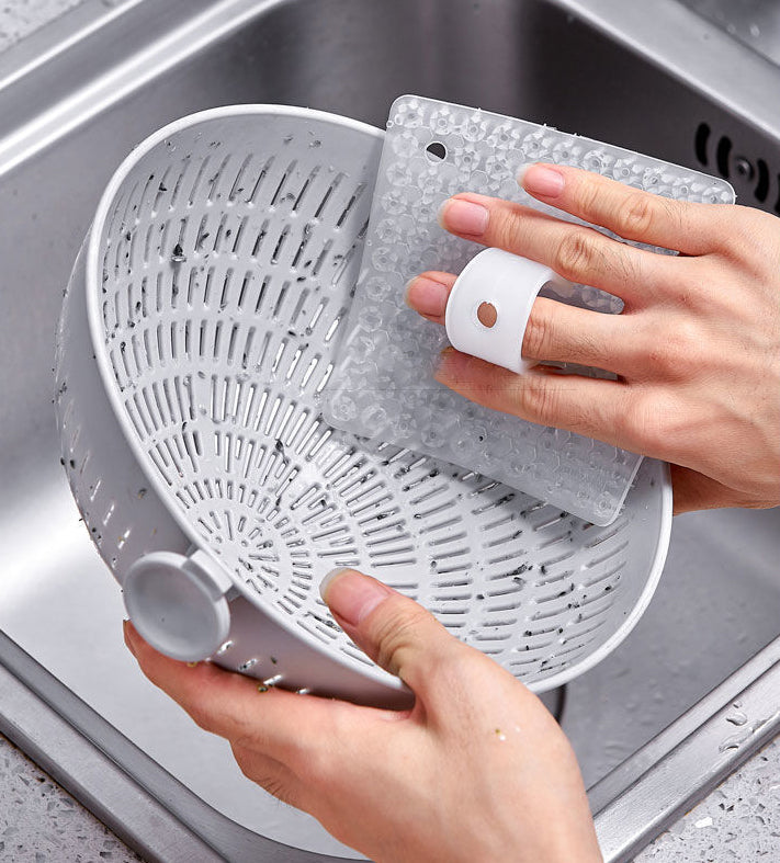 🔥Hot Sale 50% OFF🔥 Flexible Finger Sleeve Cleaning Brush – Multi-Purpose, Reaches Crevices, Reusable 🧽-2-Pack