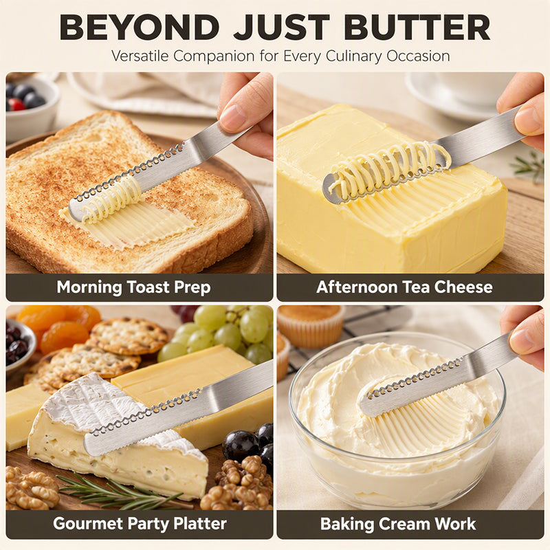 Professional 304 Stainless Steel 3-in-1 Butter Knife and Spreader（Buy 1 get 1 Free）