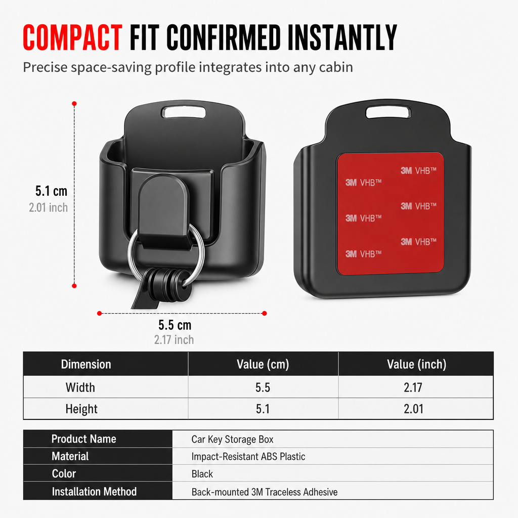 🔥Buy 1 Get 1 Free🎁Car Key Fob Holder with Hook（Two-piece set)