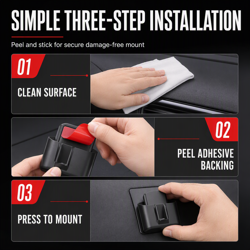 🔥Buy 1 Get 1 Free🎁Car Key Fob Holder with Hook（Two-piece set)