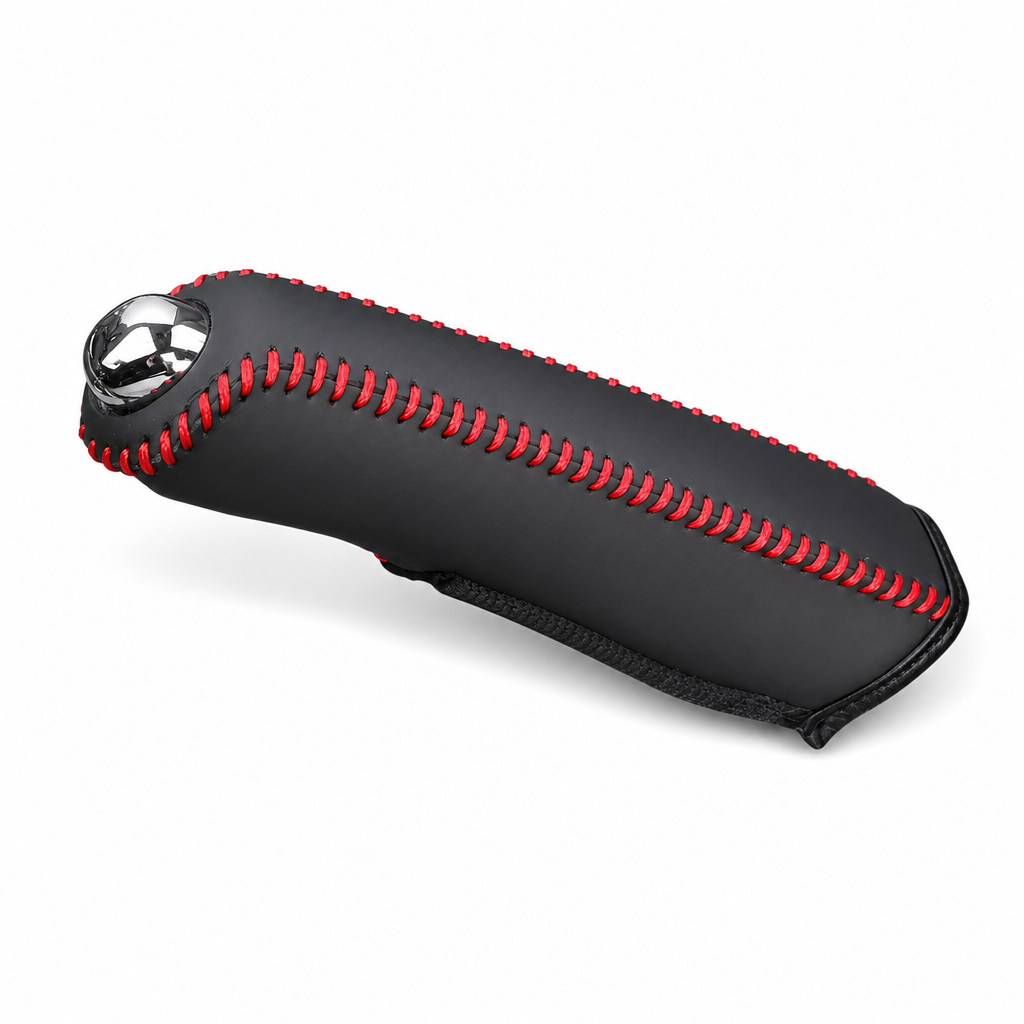 🚗 HOT Sale! ✋ Universal Car Handbrake Protective Cover Sleeve – PU Leather, Anti-Slip, Interior Upgrade ✨